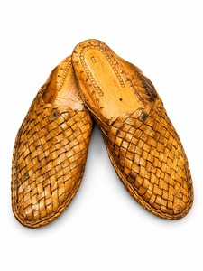 Leather Kolhapuri Closed Toe Platform Outdoor <b>Slippers</b> for <b>Summer</b> & Winter with Buckle Strap - Product Image 2