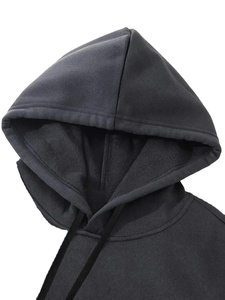 เสื้อฮู้ดผู้ชายแฟชั่นใหม่ ผ้าคอตตอน/โพลีเอสเตอร์ ยืดหยุ่นเล็กน้อย เหมาะสำหรับฤดูใบไม้ผลิและฤดูใบไม้ร่วง สไตล์ลำลอง - Product Image 3