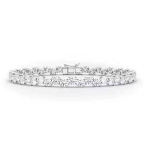 Lab Grown Tennis Bracelet for Women and Girls Custom Design <b>Man</b> Made Diamond Direct From Manufacturer - Product Image 1