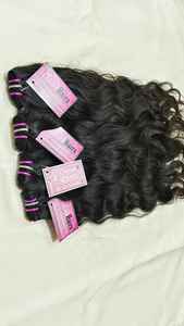 Paquete de Cabello Indio Virgen al Por Mayor a Precio de Fábrica, Extensiones de Cabello 100% Humano, Cabello Natural Ondulado Virgen Indio de Proveedores de Cabello Crudo - Product Image 6