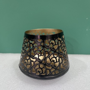 Moroccan Style Metal Candle Holder Hollow Carved <b>Tea</b> <b>Light</b> <b>Lantern</b> Decorative Cup for Home Wedding Ramadan Decor - Product Image 4