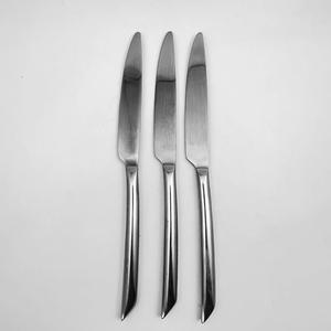 Ensemble de couteaux à dîner en acier inoxydable doré, couteaux de table vintage avec manche en bambou, couverts réutilisables pour la maison, le restaurant, la restauration hôtelière - Product Image 5