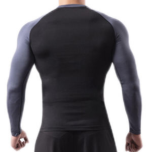 Camiseta de Compresión de Manga Larga para Hombre, Rashguard de MMA, Secado Rápido, Transpirable, UPF50+, Elástica, Ropa Deportiva para Fitness - Product Image 3