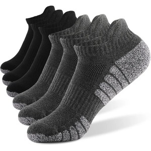 Chaussettes de sport respirantes et rembourrées, coupe basse, séchage rapide, antidérapantes, pour la course, le golf, le basketball - Product Image 6