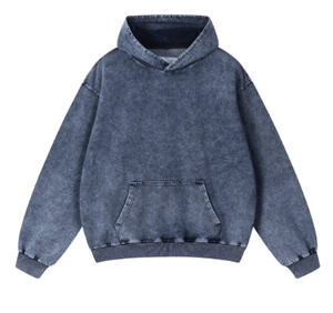 Hoodie Crop Top Oversize en Coton de Haute Qualité à Col Rond et Bords Bruts, Personnalisable en Couleurs et Tailles - Product Image 1