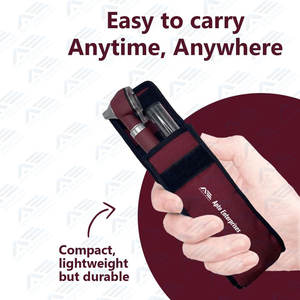 High Quality Instruments Fiber Optic <b>Otoscope</b> Maroon ENT Diagnostic Fiber Optic Mini <b>Otoscope</b> Medical and Nurse Students - Product Image 2