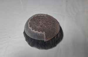 Perruque Lace Front en Cheveux Remy de Qualité Supérieure, Cheveux Chinois, Prothèse Capillaire, Patchs Capillaires, Ondulation Profonde, Doux, Imperméable, Léger, Écologique - Product Image 2