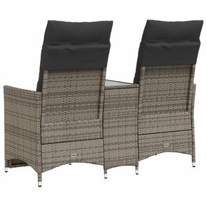Sofá de Jardín Reclinable Gris para una Relajación Cómoda al Aire Libre - Product Image 6