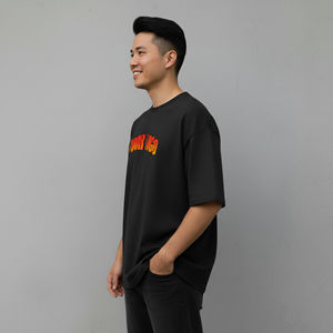 T-shirt pour homme de qualité supérieure, coupe ample, respirant, écologique, personnalisable, pour l'été, style décontracté, tissu épais. - Product Image 3