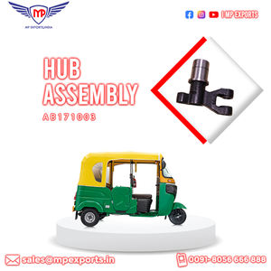 Rueda Delantera de Repuesto para Triciclo Bajaj, Fabricada en India, Compatible con el Modelo RE, Exportada a Haití y Guatemala - Product Image 3