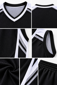 Conjunto de Uniforme de Baloncesto Personalizado para Hombre, Jersey y Pantalones Cortos Transpirables de Secado Rápido, Ropa Deportiva de Equipo para Entrenamiento, Juegos y Prácticas - Product Image 6
