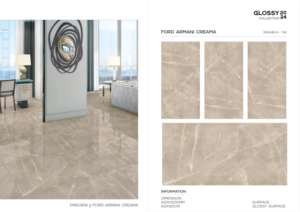 Carreaux de porcelaine polie et émaillée de qualité supérieure pour l'architecture, 600x1200mm, carreaux de sol pour la décoration intérieure moderne et la construction - Product Image 4