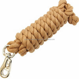 Corde de trelage en polyester tressé de haute qualité avec mousqueton de sécurité pour chevaux, en nylon et coton - Product Image 3