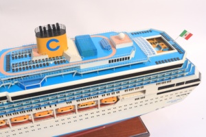 Modelo de Barco de Madera Premium Costa Pacifica |   Arte de Cruceros al Mejor Precio |   Mejor Barco de Madera Artesanal |   Exhibición de Crucero de Lujo - Product Image 4