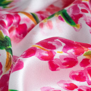Foulard carré 100% soie pour femme, imprimé géométrique, respirant, doux, lisse, utilisation quotidienne, polyvalent, luxe, mode - Product Image 5