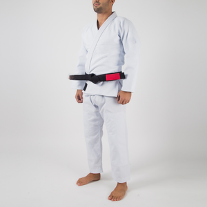 Kimono de BJJ Colfax Blanco 100% Algodón para Hombre, Corte Regular, Logotipo Frontal Duradero, Gi de Jiu Jitsu para Adultos, Logotipo OEM del Club, Trajes de Judo Brasileño BJJ - Product Image 5