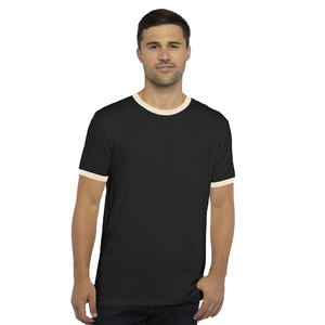 Wholesale Men's Best Knitted T-Shirt 100% Cotton Custom <b>Logo</b> High Quality Ribbed O-Neck Regular Fit Short Sleeve Quick Dry - Product Image 3