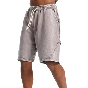 Shorts Bermuda Décontractés pour Hommes, Couleur Unie, Taille à Cordon, Coton Respirant, Poches, Taille Mi-Haute, Style Streetwear Tissé, OEM ODM - Product Image 3