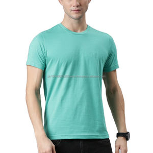 T-shirt court pour homme, design personnalisé, nouveau style, coton de bonne qualité, coupe ample, design uni - Product Image 1