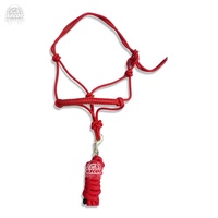 Sangle pp légère Horse Halters polaire rembourrée avec des raccords haut de gamme dans toutes les couleurs courses de chevaux en gros