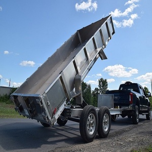 Fairly Used And High Quality 7x14 Heavy-Duty Dump <b>Trailer</b> with Ramps Cargo & Utility <b>Trailers</b> - Product Image 3