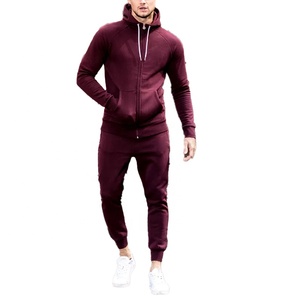 Design personnalisé de haute qualité Survêtement d'automne décontracté avec fermeture éclair et cordon pour hommes Taille XXL Plus Vêtements de sport imprimés avec logo - Product Image 2