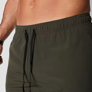 Shorts de course à séchage rapide pour hommes, légers et respirants, shorts d'entraînement de gym, shorts de sport à taille élastique avec logo personnalisé - Product Image 6