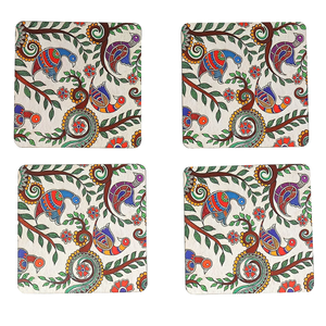 Sous-verres imprimés en MDF, design antidérapant avec motif de lotus rose, design oriental, tapis et dessous de verre, vente chaude - Product Image 5
