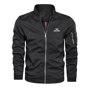 Veste bomber d'hiver pour homme avec fermeture éclair intégrale, couleur personnalisée, qualité supérieure, légère - Product Image 1