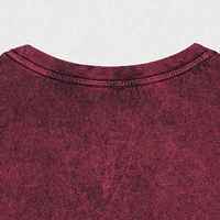T-shirt Premium en Coton Délavé à l'Acide, T-shirts en Flanelle Grise, T-shirts Personnalisés avec Logo, Coupe Oversize