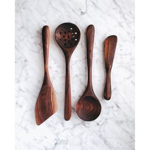 Cuchara de Cocina de Madera de Acacia de Lujo, Espátula de Calidad Profesional para Cocina - Product Image 5