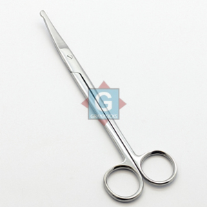 Ciseaux à amygdales courbés en acier inoxydable Gray Rocks -4546-73, certifiés CE, instruments chirurgicaux de classe II - Product Image 2