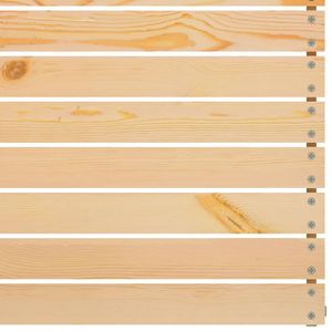 Divano da Giardino in Legno Naturale Massiccio a 2 Posti, Pieghevole, in Pino, Durevole ed Elegante, Arredo da Esterno - Product Image 6