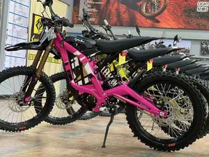 2025 Electric 60v Sport Style Dirt E-Bike 8000W Off-Road Motorcycle with Double Spring Light Bee <b>X</b> Pink Available in Stock - Product Image 4