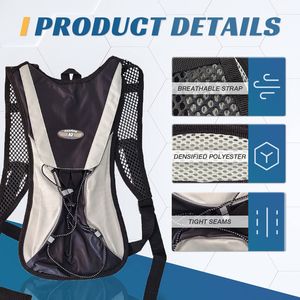 Paquete de 2 Mochilas de Hidratación Plegables de 3L con Bolsa de Agua para Correr y Hacer Senderismo - Product Image 3