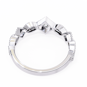 Bague solitaire en or 10k 14k 18k pour femme, sertie de diamants ronds, certifiée IGI, idéale pour fiançailles, anniversaire ou mariage – Meilleure vente - Product Image 6