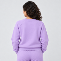 Sweat-shirt pour femme de qualité supérieure avec doublure en polaire brossée, chaleur confortable, texture douce, poignets côtelés, coupe élégante, fabrication OEM