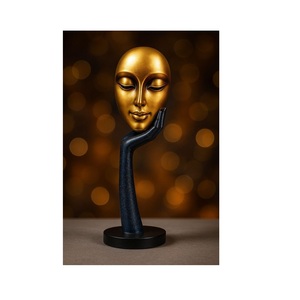 Belle sculpture moderne en métal, statue de design spécial, collection d'arts, statue en aluminium. - Product Image 4