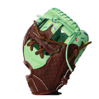 Guantes de Béisbol de Cuero de Primera Calidad, Diseño Personalizado, para Zurdos, Cómodos, Duraderos, Ligeros y Profesionales, al Mejor Precio
