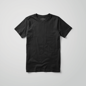 T-shirt à manches courtes en polyester/coton tricoté pour homme, personnalisable OEM/ODM, anti-plis et écologique - Product Image 3