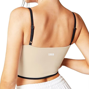 เสื้อครอปออกกำลังกายแบบสปอร์ต สายปรับได้ ฟองน้ำถอดออกได้ รองรับแรงกระแทกปานกลาง คอรูปตัวยู - Product Image 3