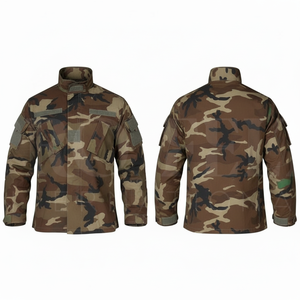 Heavy Duty Style Heavy Weight <b>Camo</b> <b>Cargo</b> Jacket Zipper Front Multi Pocket Durable Fabric Oversized Fitted Winter Outdoor Jackets - Product Image 4