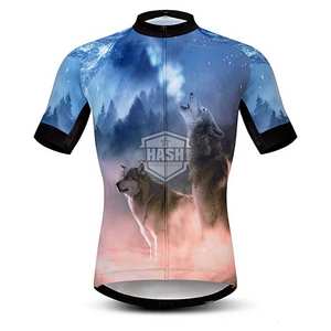 เสื้อปั่นจักรยานสำหรับผู้ชายระบายอากาศได้ดีแห้งเร็วล่าสุดออกแบบได้ตามต้องการชื่อ - Product Image 5