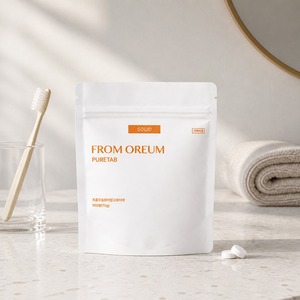 [FROM OREUM] Assortiment de voyage pour articles de toilette, recharge de dentifrice solide pour le brossage quotidien des dents et les soins personnels - Product Image 4