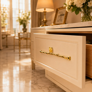 Luxury Brass Butterfly Branch <b>Drawer</b> Handle Decorative Cabinet <b>Pull</b> Premium Furniture Hardware for Wardrobes <b>Drawers</b> Cabinets - Product Image 4