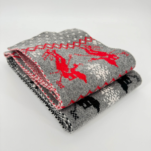 Unisex Luxury Wool <b>Scarf</b> Soft Winter Shawl Custom Christmas Pattern Classic Christmas Design Custom OEM Traditional <b>Scarf</b> for - Product Image 4