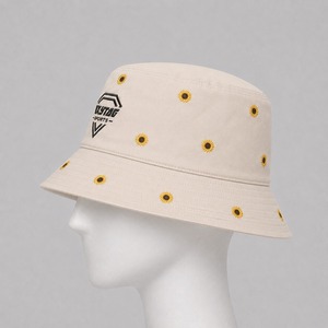 Sombrero de Pescador Personalizado con Bordado de Girasol, Fabricante Mayorista de Gorras de Sol Deportivas para Exteriores, Unisex, de Algodón, para Playa - Product Image 2