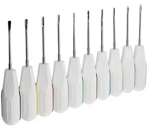 10 Elevadores Dentales Manuales de Plástico Blanco para Cirugía Oral, Luxación PDL y Desprendimiento de Dientes - Product Image 3