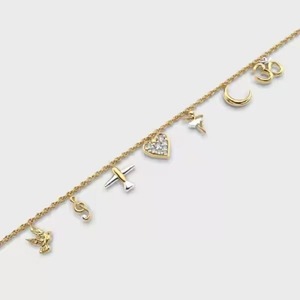 Moissanite Diamond Bracelet for Women and <b>Men</b>, Mix Cut Diamond Bracelet For Wedding, Yellow Gold moissanite Bracelet - Product Image 2