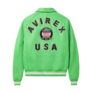 Wholesale Custom Lime Green Men's Streetwear Windbreaker <b>Jacket</b> <b>Lightweight</b> Zip-Up OEM ODM Logo Casual Fashion Bomber <b>Jacket</b> - Product Image 2